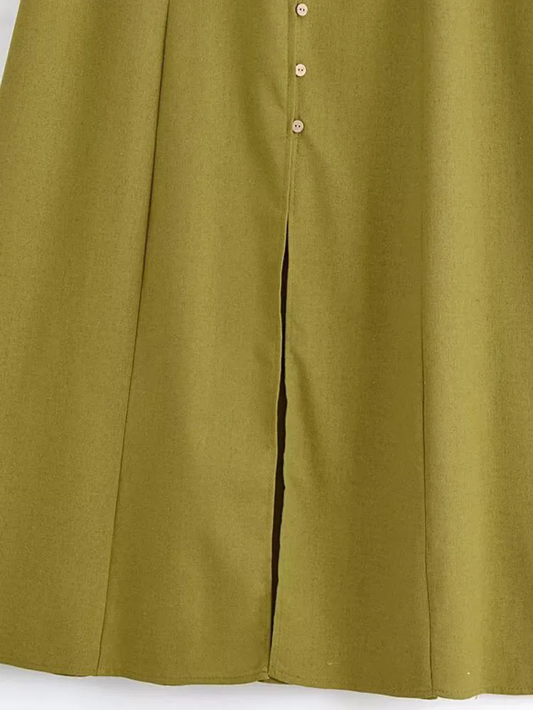 DiYiG Women 2025 spring new fashion simple vest sleeveless dress chic square collar Joker slim dress Vestidos Mujer