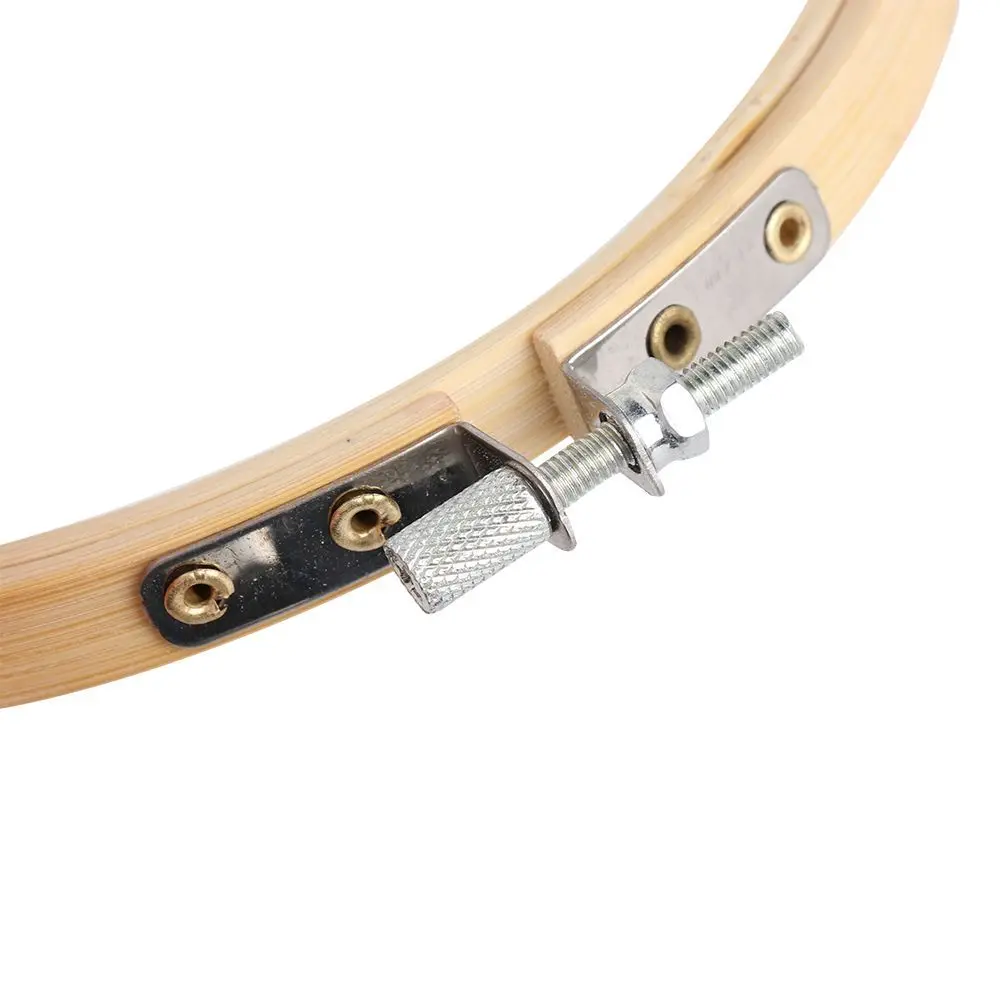 Needlecraft Бамбуковые пяльцы для вышивания крестиком Рамка для шитья Инструменты Круглая петля