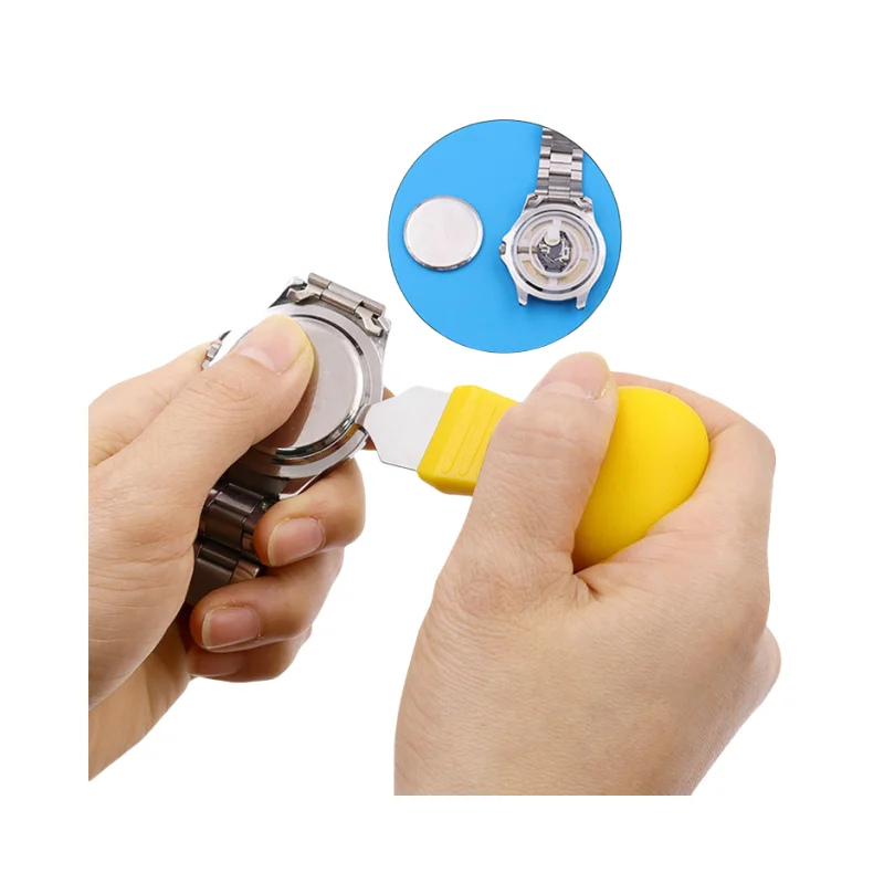 Инструменты для ремонта часов, нож для часов, открывалка для корпуса, съемник задней крышки из нержавеющей стали, сменный инструмент для открытия батареи, аксессуары