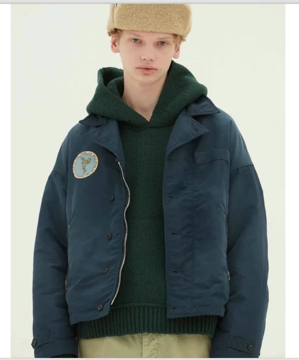 

Visvim Kofu 23AW AMPLUS KNIT HOODIE Шерстяной вязаный свитер с капюшоном Pure Color Ретро японский Sle Молодежный зимний длинный све
