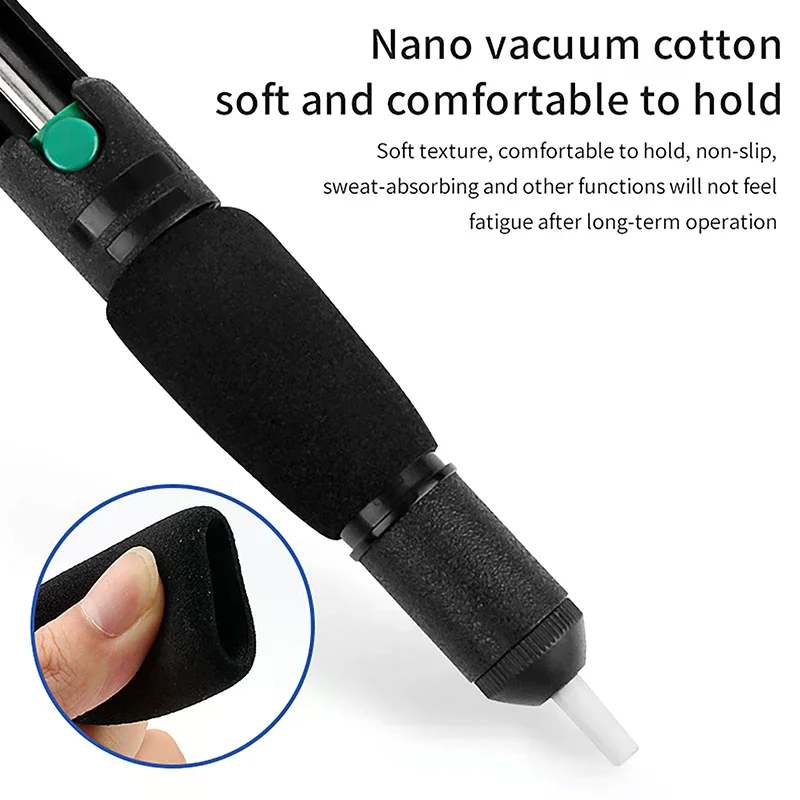 

Сварочная ручка DP-366D — присоска для пайки с нескользящей ручкой и двумя кольцами, спортивный мощный паяльный насос