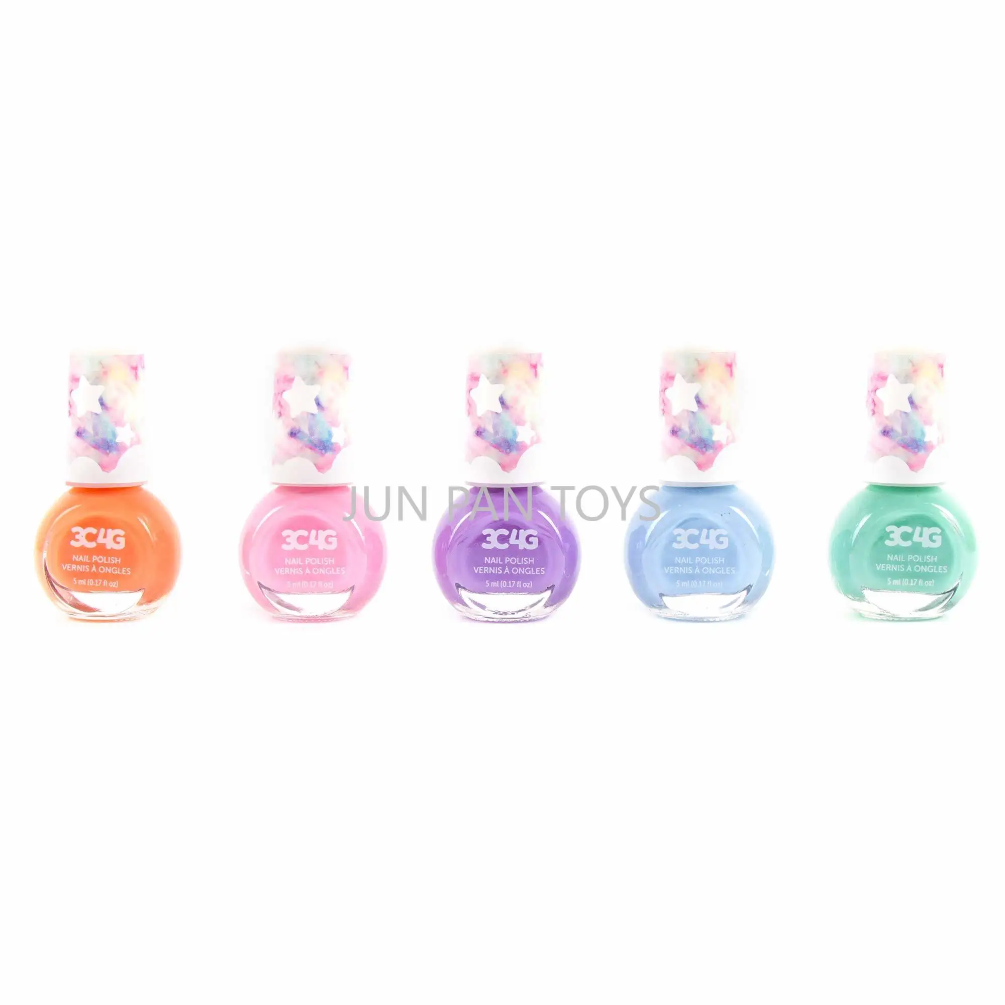 Make It Real 3C4G Street Style Butterfly Pastel Dreams Rainbow Days of The Week Nail Art Set Non Toxic Unscented Toys for Kids