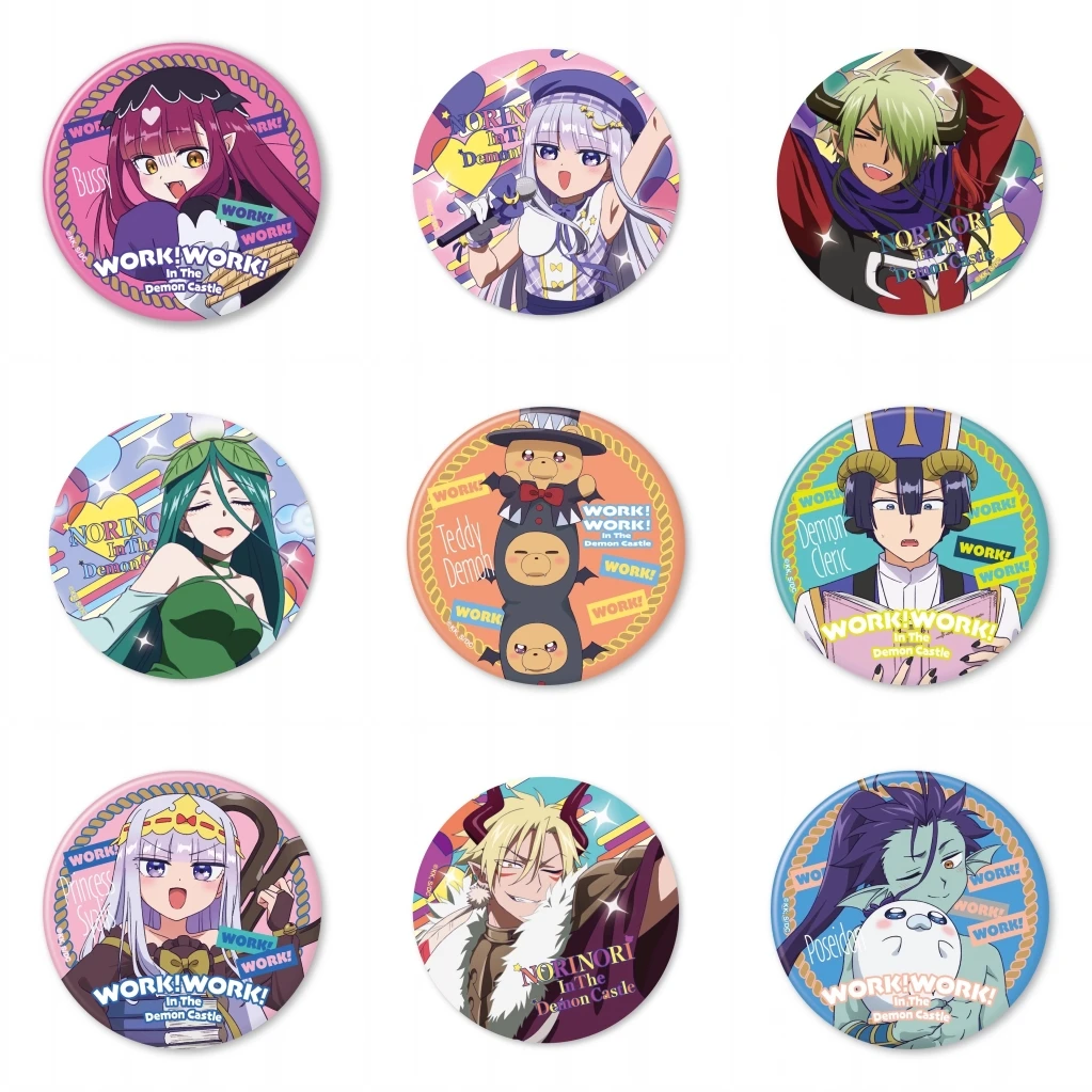 58 مللي متر أنيمي نعسان الأميرة في قلعة شيطان الشفق العظيم الأحمر سيبيري تأثيري زي شارة دبوس SPTE صفيح بروش ﻿   الدعامة