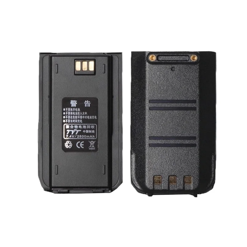 For TYT MD380 MD-380 Walkie Talkie Battery TYT-UV380 Handheld Batteries Support Type-C 7.4V 3600Ah New Replacement Battery