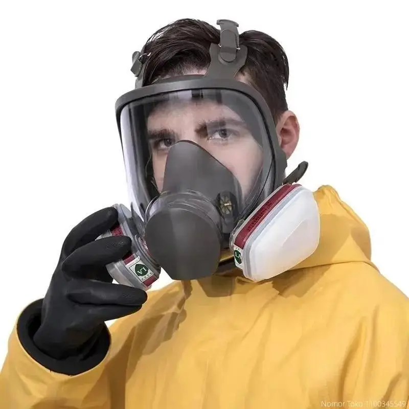 

Anti-Fog 6800 Gas Mask Industrial Painting Spraying Respirator Safety Work Filter Dust Proof Full Face Formaldehyde Protection