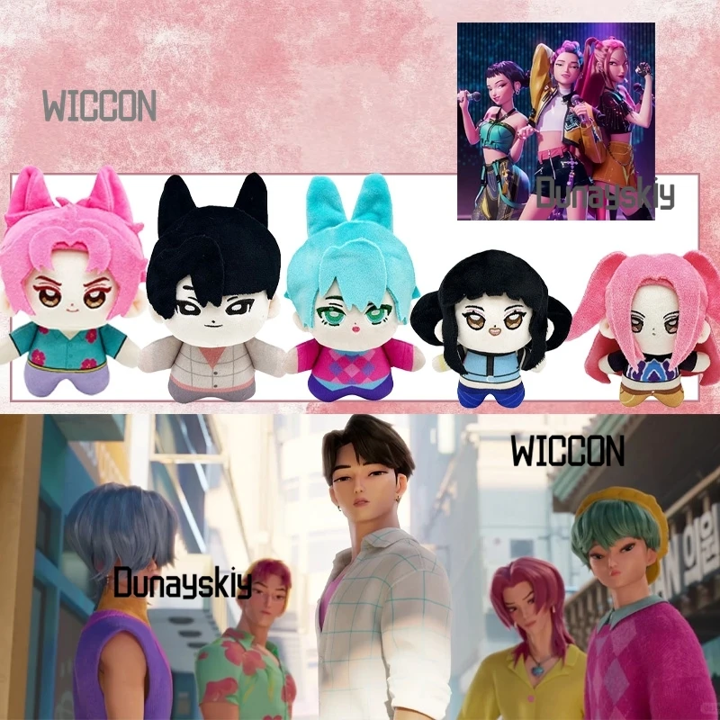 

Huntrix KPop Sajaboys Zoey Mira Abby Baby Jinu аниме костюмы для косплея аксессуары Kawaii плюшевые фанаты подарки Jirai Kei Хэллоуин