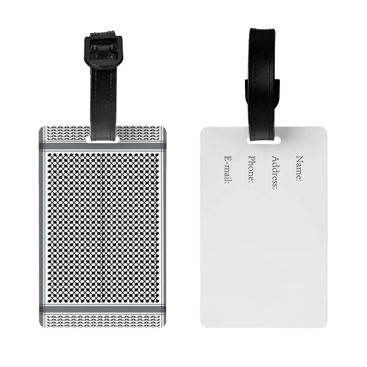 

The Modern Great Keffiyeh Luggage Tags Suitcase Accessories Travel Baggage Boarding Tag Label Holder ID Name Address