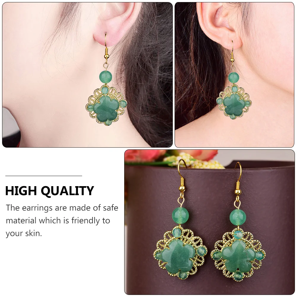 

1 Pair Dongling Creative Fashion Ear Pendant Woman Jewelry Decorative Retro Chic Earrings For Girls Women Gift