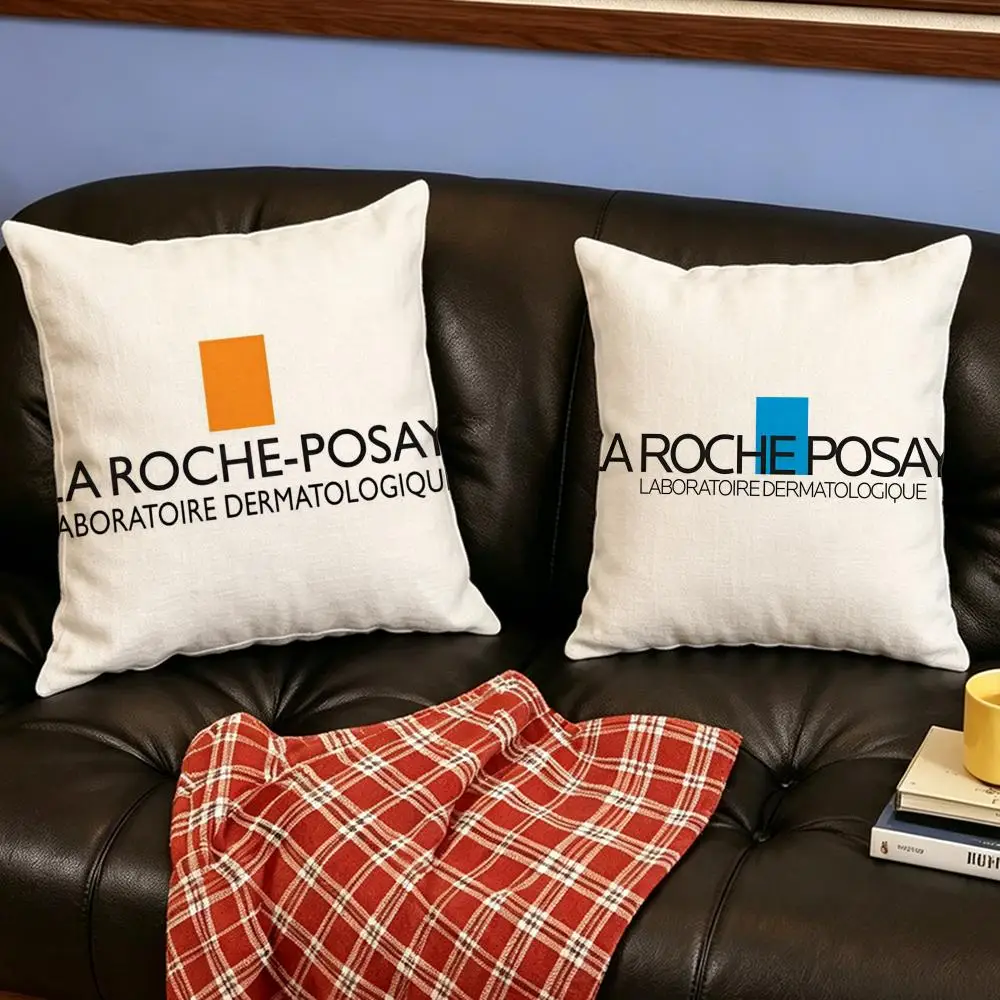 Funda de cojín de la marca P-Posay L-La R-Roche, funda de cojín para decoración del hogar, funda de almohada suave para sofá, dormitorio, uso en exteriores