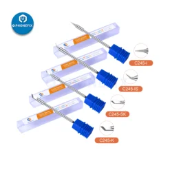 Pointes de fer à souder C245 pour poignée JBC T245, outil de réparation de station de soudage GVM compatible avec Sugon T21, T26, I2C, Aixun, Aifen A9, A902