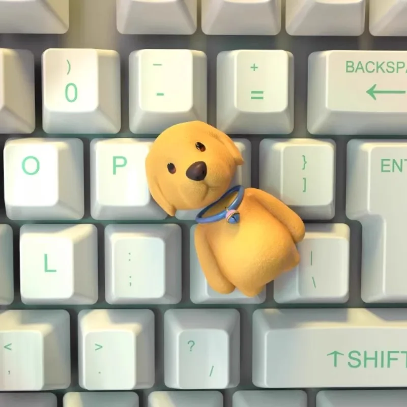 

Mifuny Animal Party Keycap Настройка игры Мультяшная милая собака/кролик Keycap Два в одном Механическая клавиатура вверх и вниз