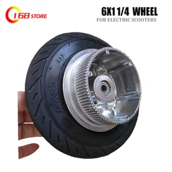 Super 150MM Wheel Aluminium Hub 6x1 1/4 tyre wheel Inner Tube Electric Scooter 6 Inch Pneumatic Tire  scooter belt size