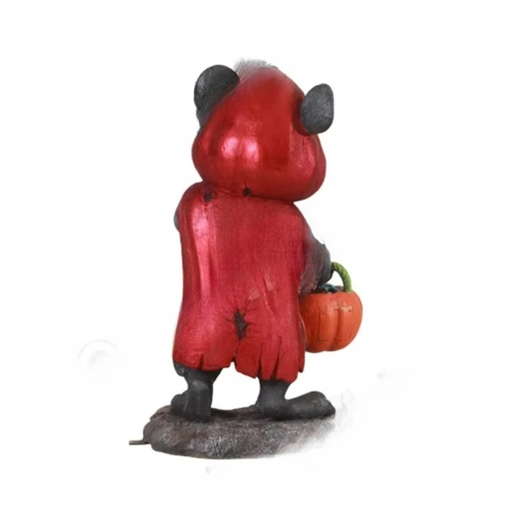 Halloween Decoration Park Fiberglass Sculpture Large Size Resin Mouse Statue