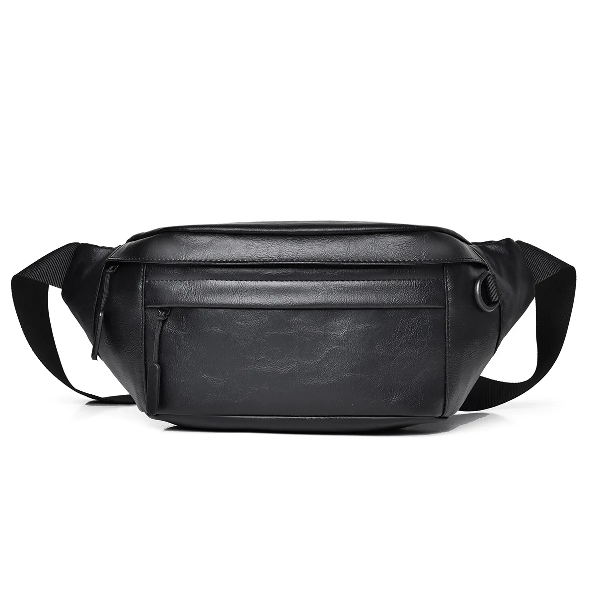 Europe and the new fashion pocket leisure chest bag multi-layer capacity shoulder bag simple solid color crossbody bag.