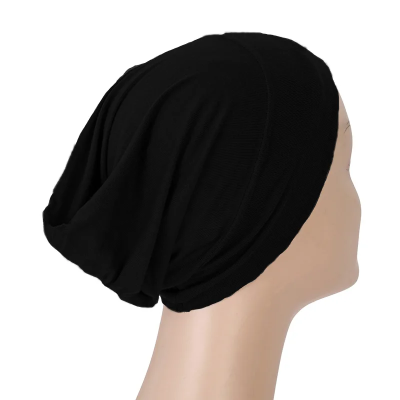 New Pullover Hat Women\'s Headband Outdoor Cycling Windproof Hat Ladies Girls Solid Color Beanie Cotton Pirate Hat