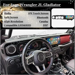 Multimedia Android 12 Screen Player Auto Car Radio Stereo For Jeep Wrangler JL Gladiator GPS Navigation Video Receiver Head Unit