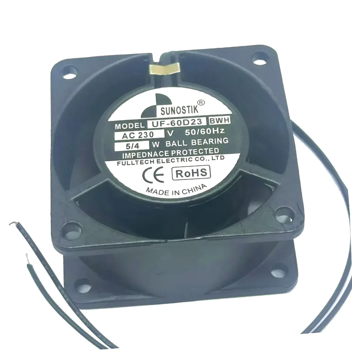 fulltech-uf60d23-bwh-5-4w-2-wire-60x60x30mm-cooling-square-fan