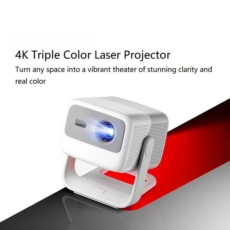 Smart WiFi Portable Projector for Home Theater  N 1S 4K Android 11 Triple Color Laser Projector with HDR Portable MEMC