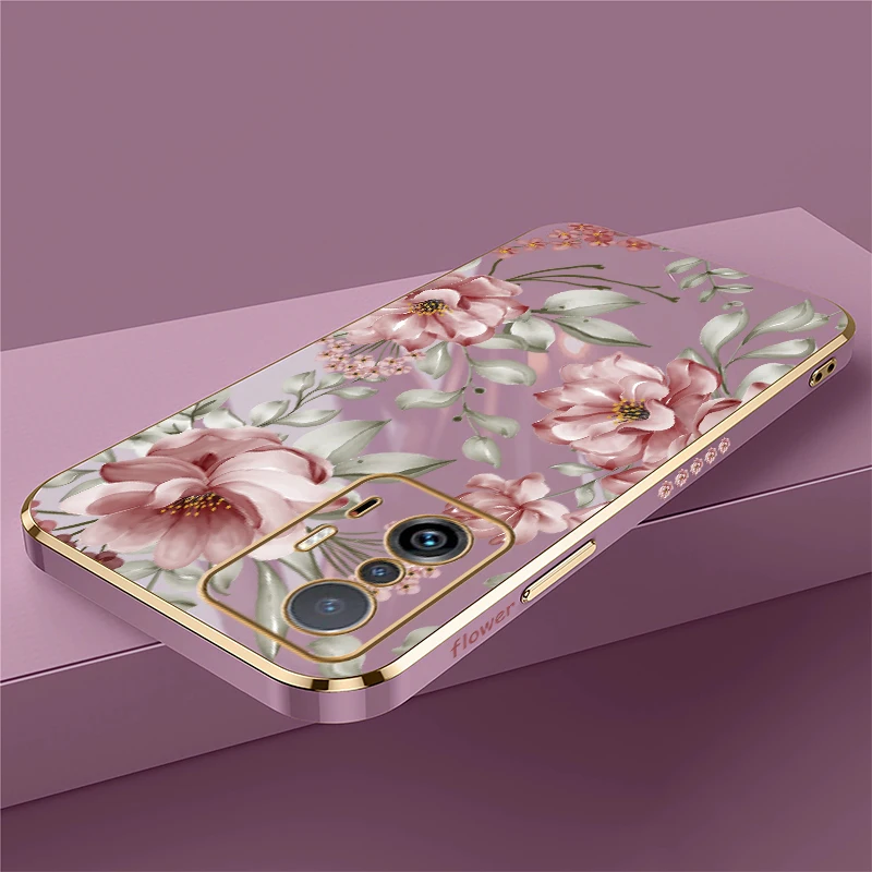 حافظة هاتف مقاومة للصدمات لهاتف Xiaomi Mi 11T 10 Pro 9T 11i 10T 11 Lite 5G NE 11X Pro غطاء ناعم من السيليكون مطلي بالزهور #6