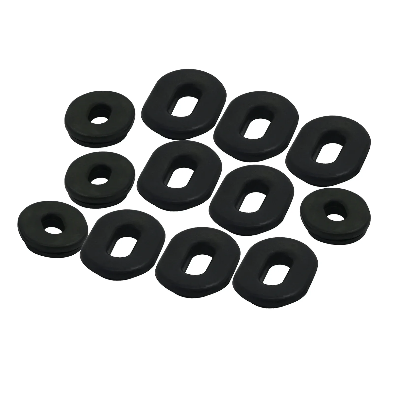 Seat Panel Fastener Material Plastic Side Cover Grommets Direct Replacement Pack Of 12 Grommets For Honda CB500K