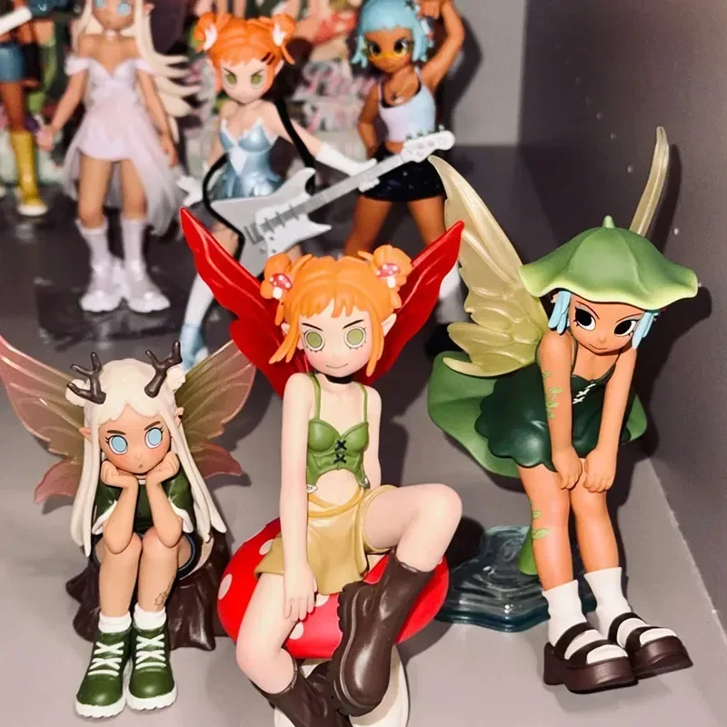 Peach Riot Punk Fairy 2Generation Series Blind Box Gigi Frankie Poppy Girls Cute Anime Figure Collection Model Toy Surprise Gift