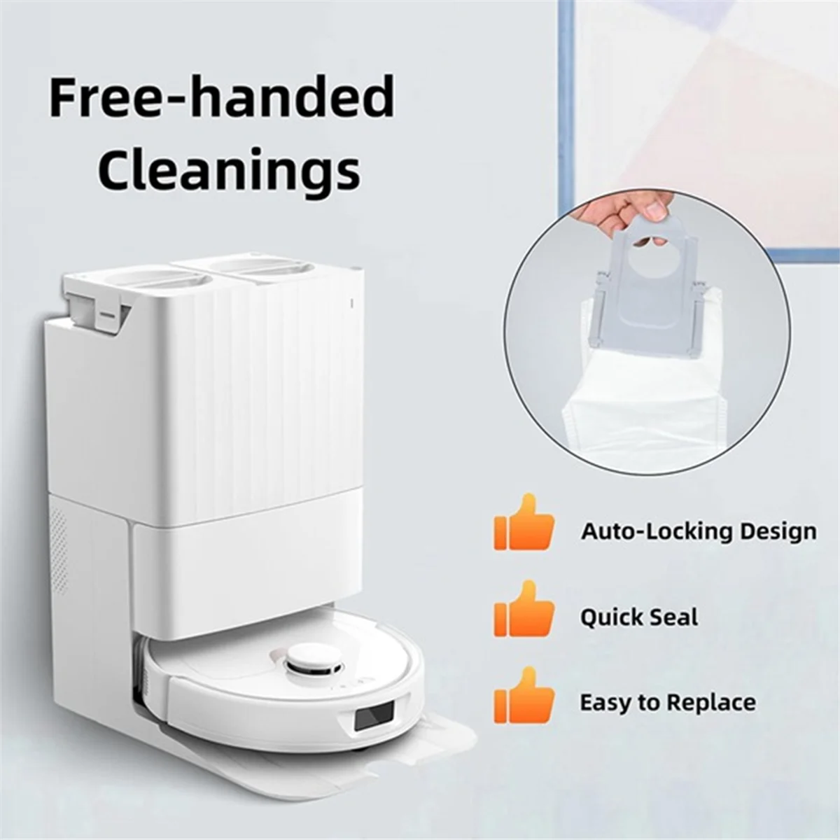 For Qrevo Pro / Qrevo MaxV / Qrevo S / Qrevo Plus Robot Vacuum Roller Side Brush HEPA Filter Mop Pad Dust Bag