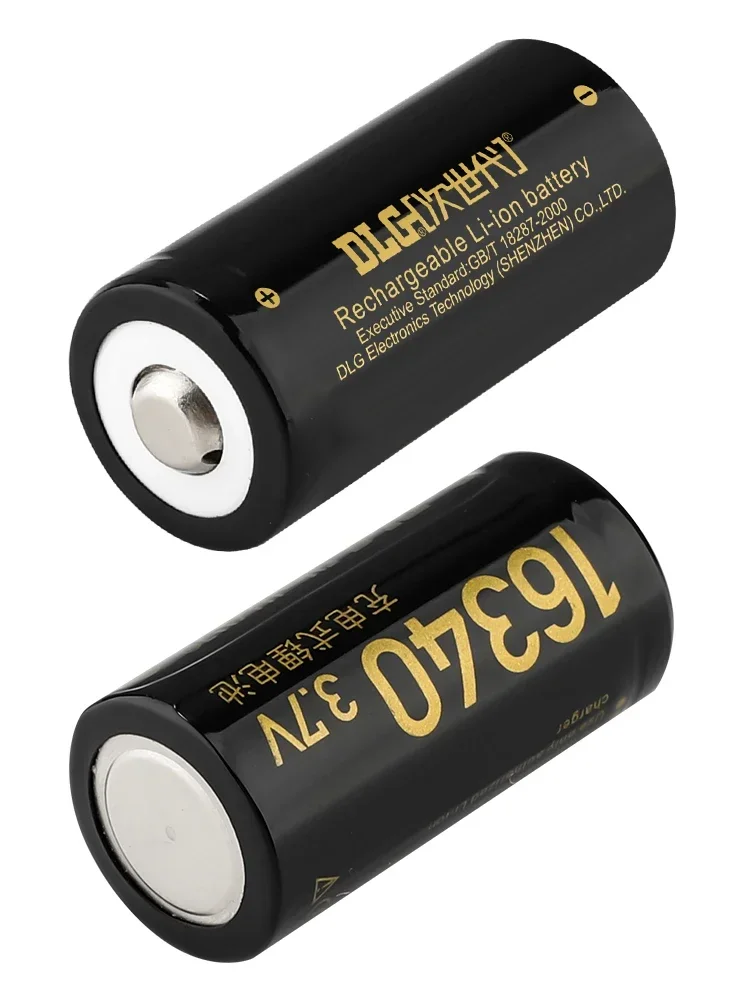 Imagem -05 - Dlgpower 16340 650mah 3.7v Bateria de Íon de Lítio Cr123a Rcr123a para Luz de Flash Pequeno Ventilador Portátil Alto-falante Controle Remoto