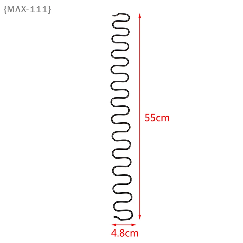 【F2-MAX111】1PC 55CM Replacement Sofa Chair Springs, Furniture Spring with Clips Accessories