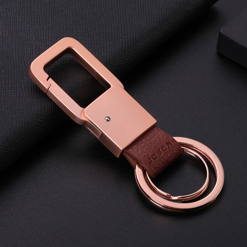 Jobon High-Grade Key Chain Classic Car Custom Engrave Women Men Keychains Buckle Fashion Key Ring Holder Bag Pendant Best Gift