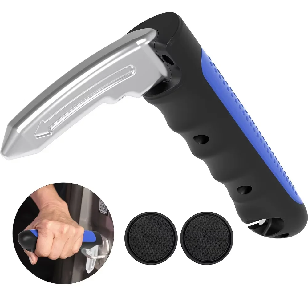 2 in 1 Multifunction Car Door Assist Handle Vehicle Support Handles Window Breaker Portable Automotive Car Handle Assist