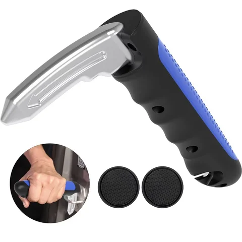 2 in 1 Multifunction Car Door Assist Handle Vehicle Support Handles Window Breaker Portable Automotive Car Handle Assist