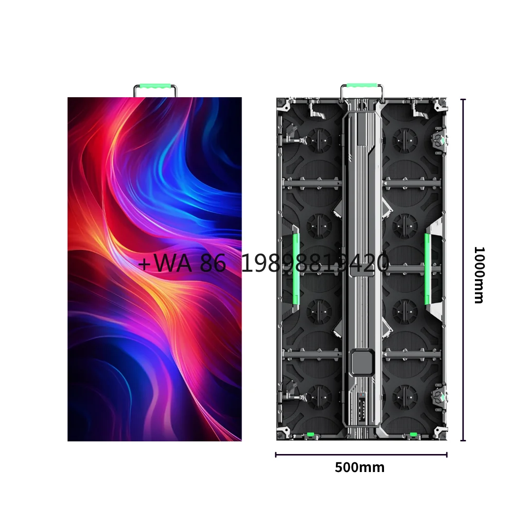 

Готовая система аренды с панелями 250x250 мм IP65 Водонепроницаемая для концертов и фестивалей P3.91 Открытый полноцветный светодиодный дисплей