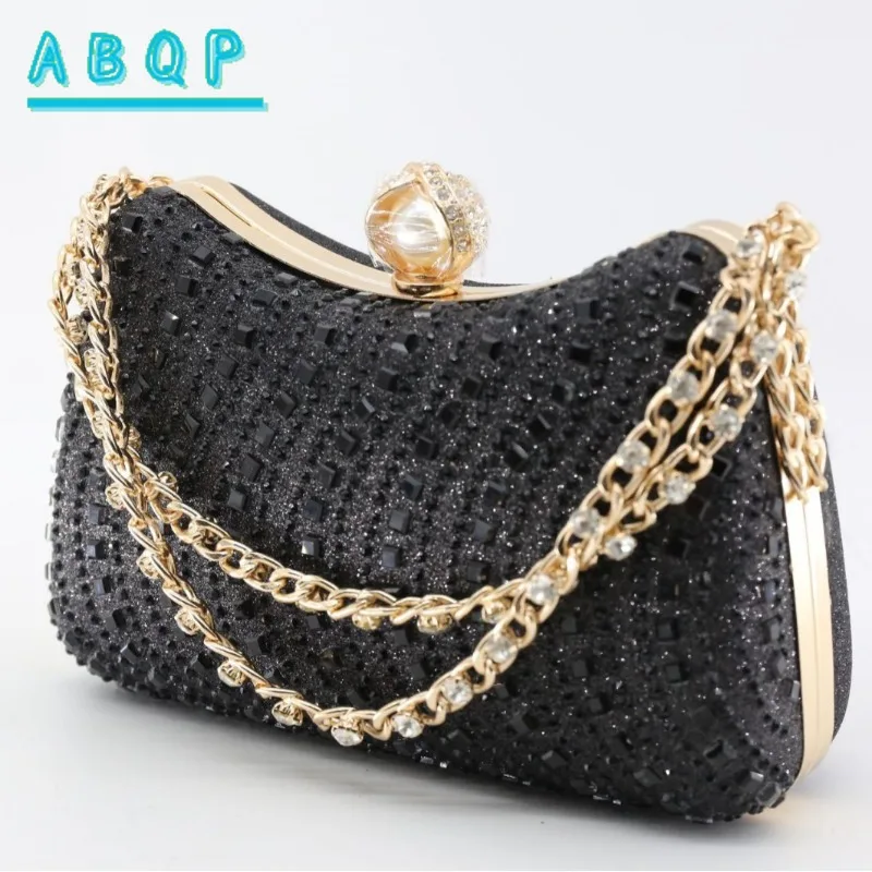 

Women's Shoulder Bag Fashion Diamond Tote Bags Underarm Chain Handbag Premium Dinner Bag Large Capacity Party
