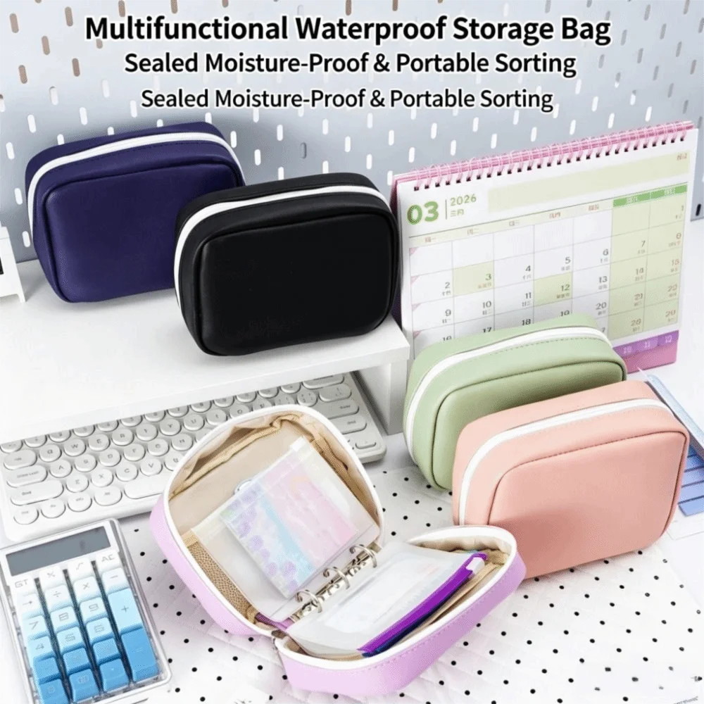 7/14PCS BPA-Free Weekly Pill Organizer Color Coded Zipper Design Medicine Pouch Set Reusable Waterproof Pill Pouch Set