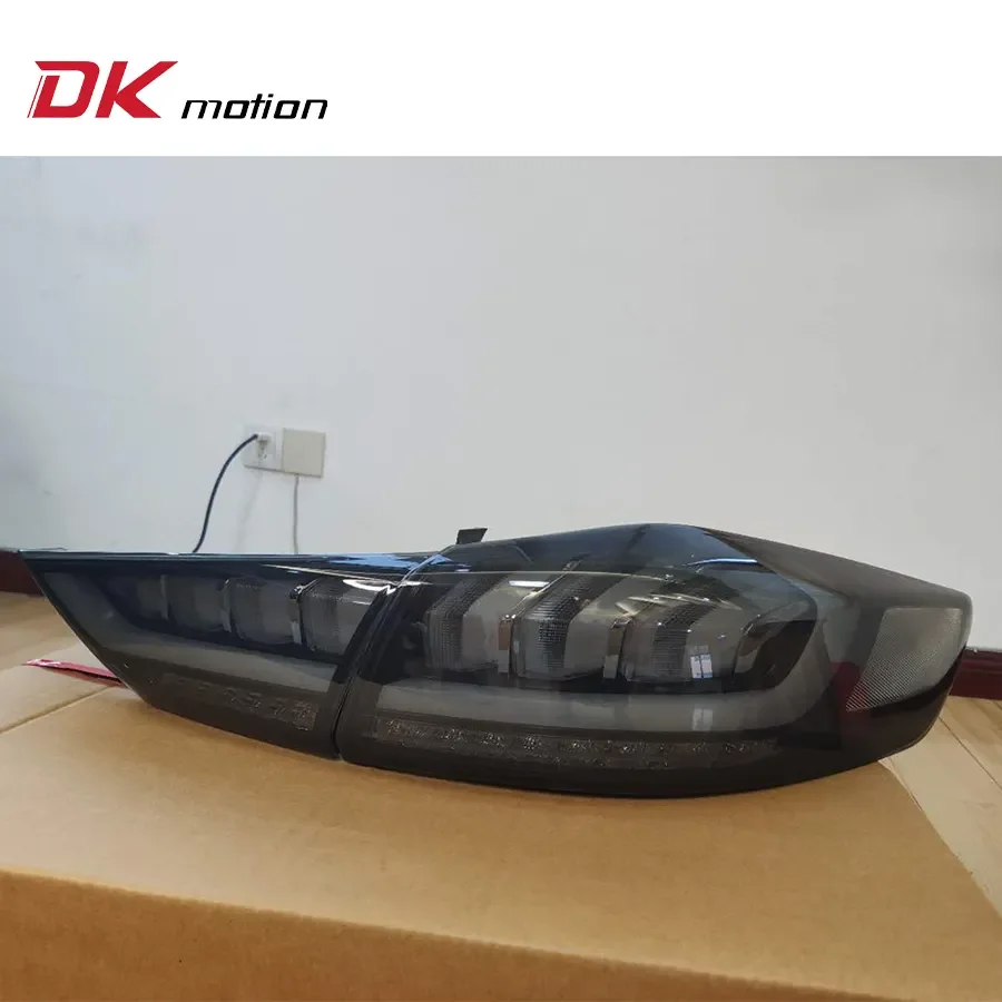 

DK Motion светодиодные задние фонари 2015-2018 для Hyundai Elantra автозапчасти задний фонарь автомобиля в сборе
