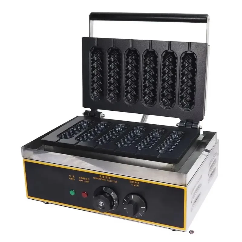 Six Stick Hot Dog Machine Waffle Machine Kitchen Equipment