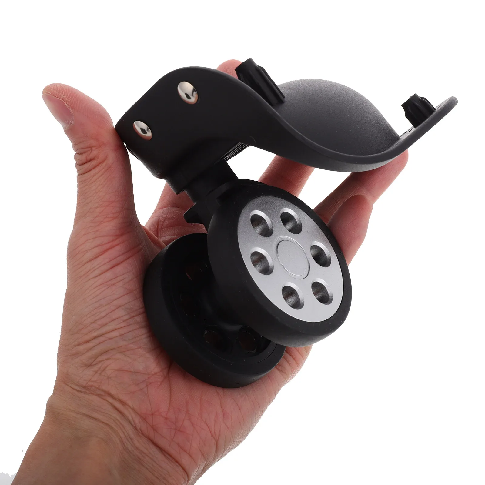 

2 Pairs Luggage Replacement Wheels Black Travel Accessories Universal Suitcase Parts Kit Durable Silent 360 Swivel Easy Install