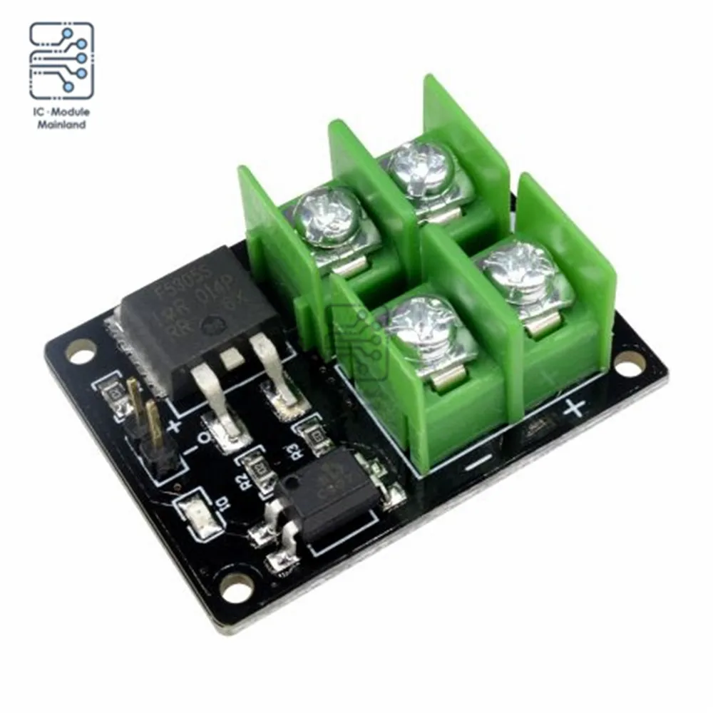 Low Voltage MOSFET Switching Module 36V P-Channel FET for Arduino Connection IO MCU PWM Control Motor Speed