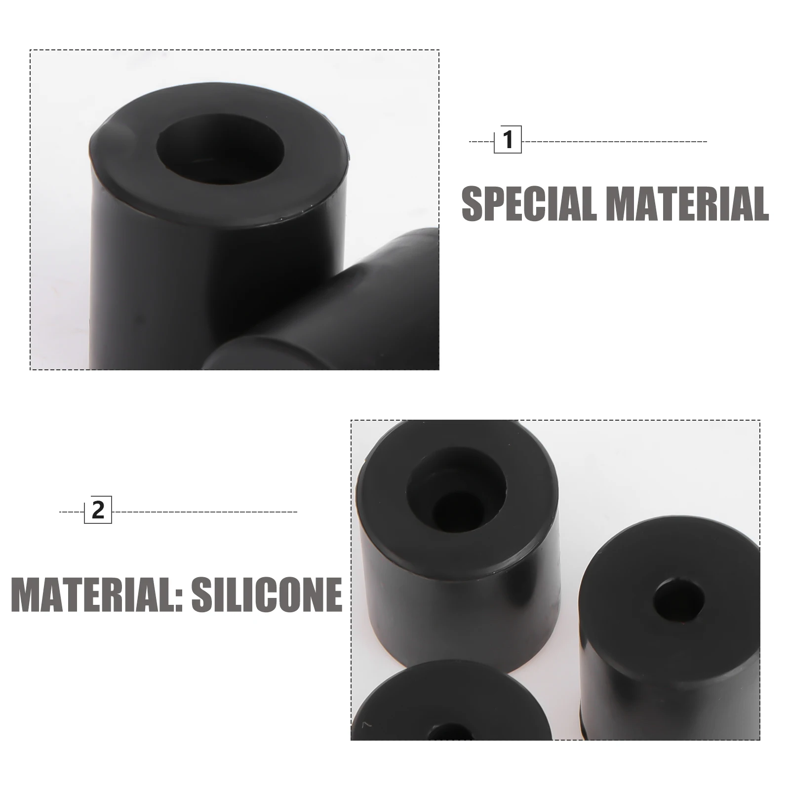 

High Temperature Silicone Columns for 3D Printer Bed Leveling Components Stable Performance Printing Accessories