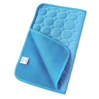Professional Ice Silk Pet Cooling Mat Car Water Absorption Cat Sleeping Pad EZ Clean Keep Cooling Puppy Blanket Summer