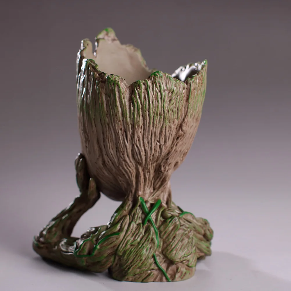 Flowers Pot Home Decoration Crafts Miniature Model Office Desktop Display Cartoon Figurines Handicrafts Decor Tree Man Ornament