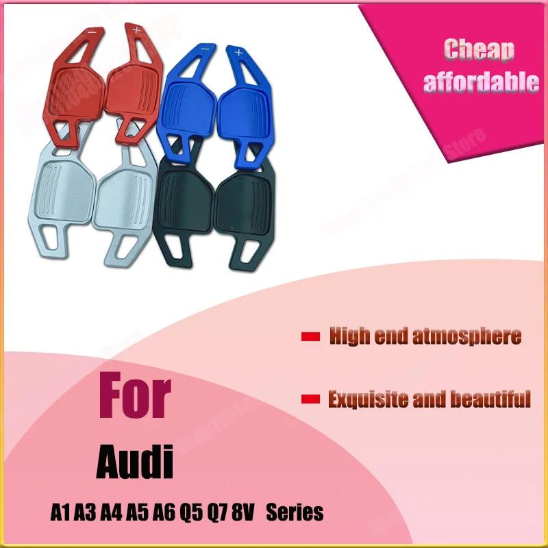 

For Audi A1 A3 A4 A5 A6 Q5 Q7 8V Paddle Shift Steering Wheel Car Interior Modification Sticker