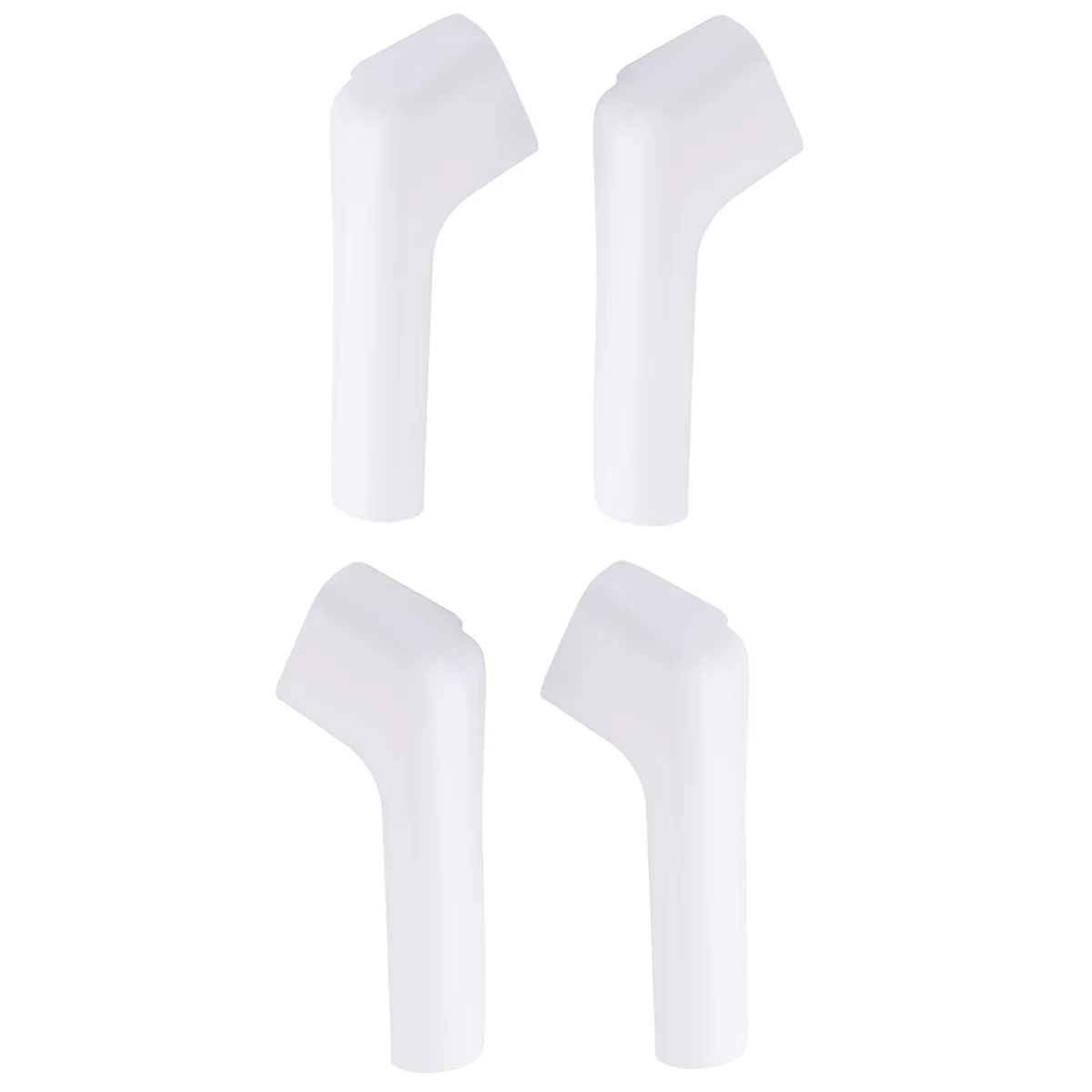 RV Gutter Spouts, RV Rain Gutter Downspout with Extensions, Rain Gutter Dwonspout Diverter 2 Right&2 Left Gutters White F