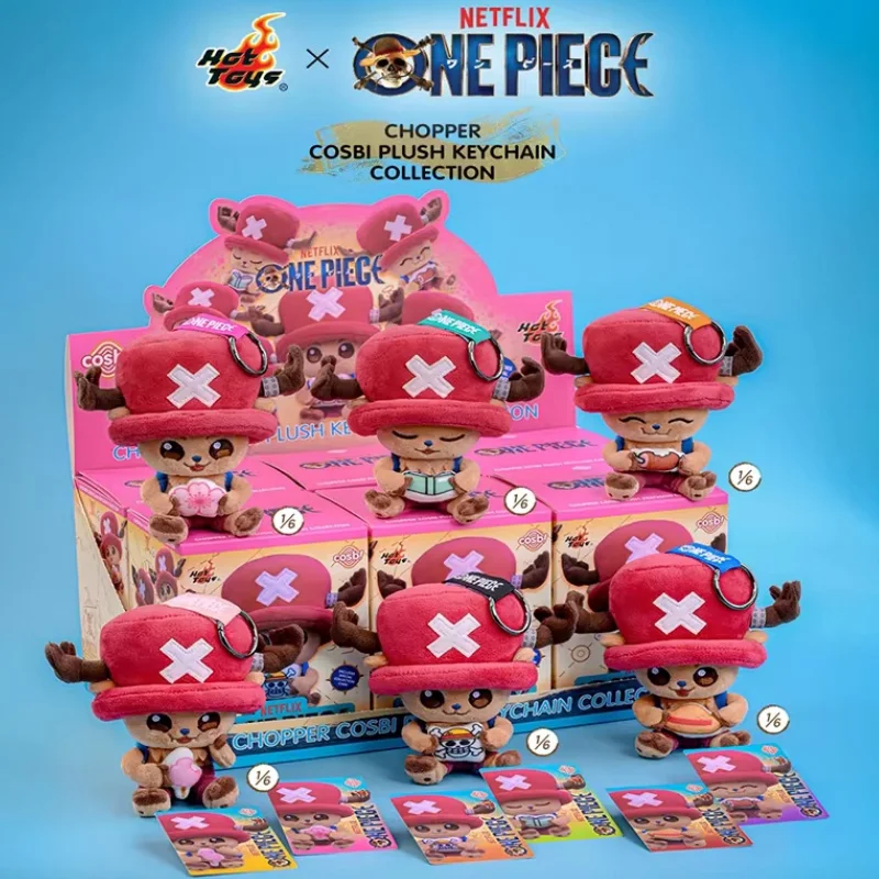 

Genuine Hot Toys Co-Branded One Piece Toys Toys Chopper Cosbi Plush Doll Blind Box Pendant Cute Anime Figure Surprise Gift