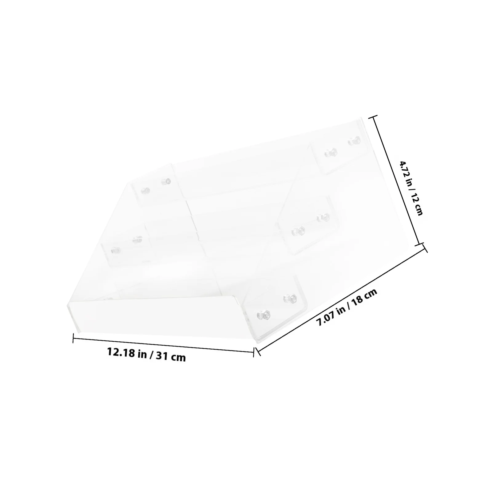 Rack de exibição de goma de mascar acrílico transparente suporte de 3 camadas para armazenamento de loja de conveniência de supermercado de doces varejo