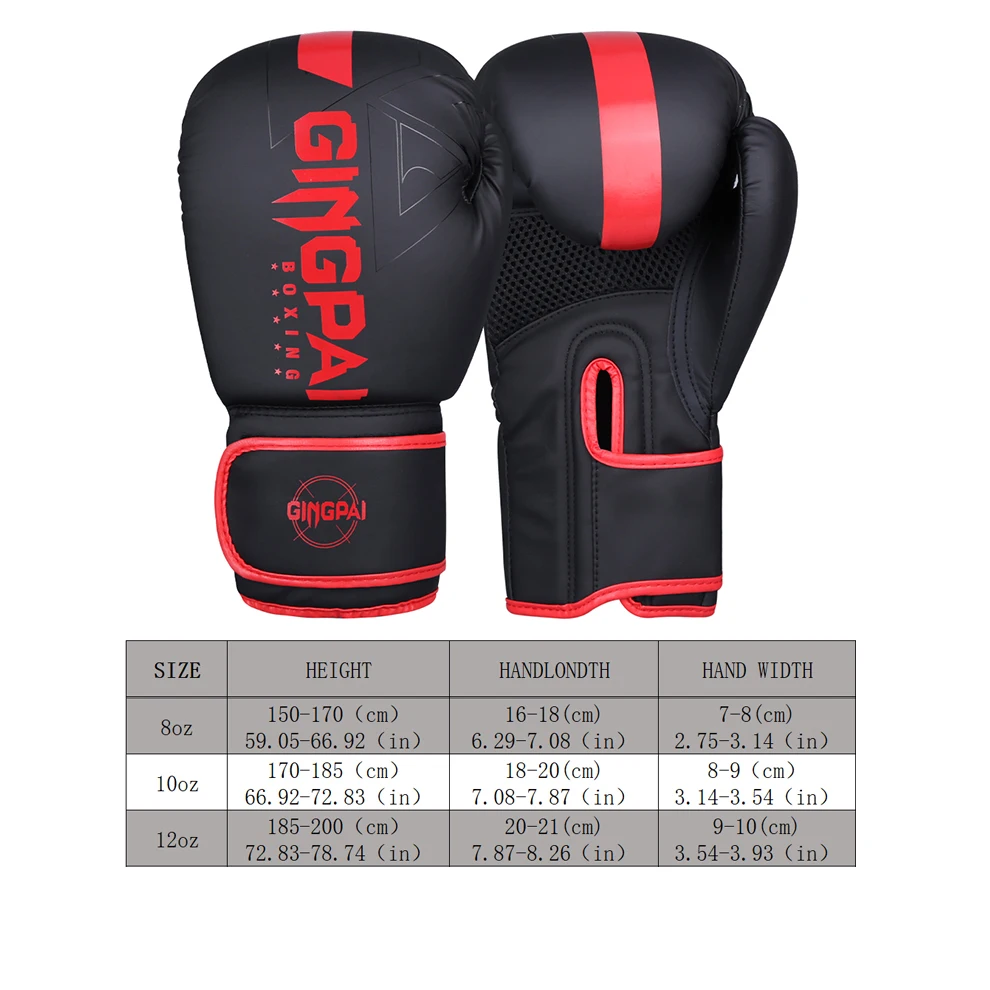 Adult Men's Boxing Gloves Sandbag Training Punching Gloves6 8 10 12 14oz MMA Fight Boxing Muay Thai Match Special Gloves