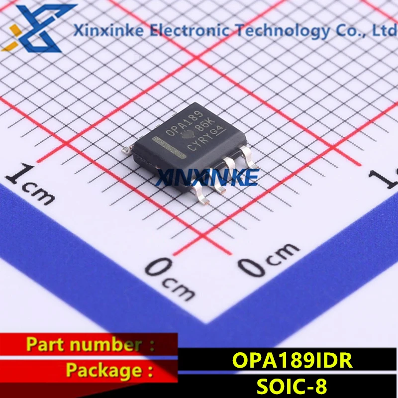 5PCS OPA189IDR OPA189 SOP-8 Precision Amplifiers Single 14MHz MUX-friendly Low-noise Zero-Drift RRO CMOS Precision OperationalP