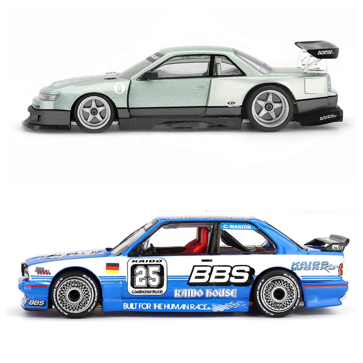 カイドーハウス新入荷-日産シルビア-s13-r-カイドワークス-v1-m3-カイドーツーリングチャンプ-v1-合金製カーモデル-223-232