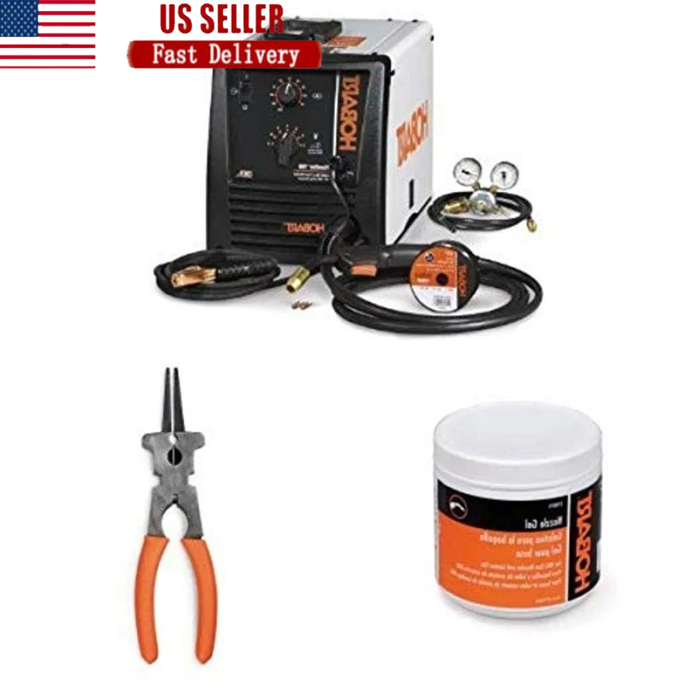 230V MIG Welder Kit with Welding Tools & Nozzle Gel