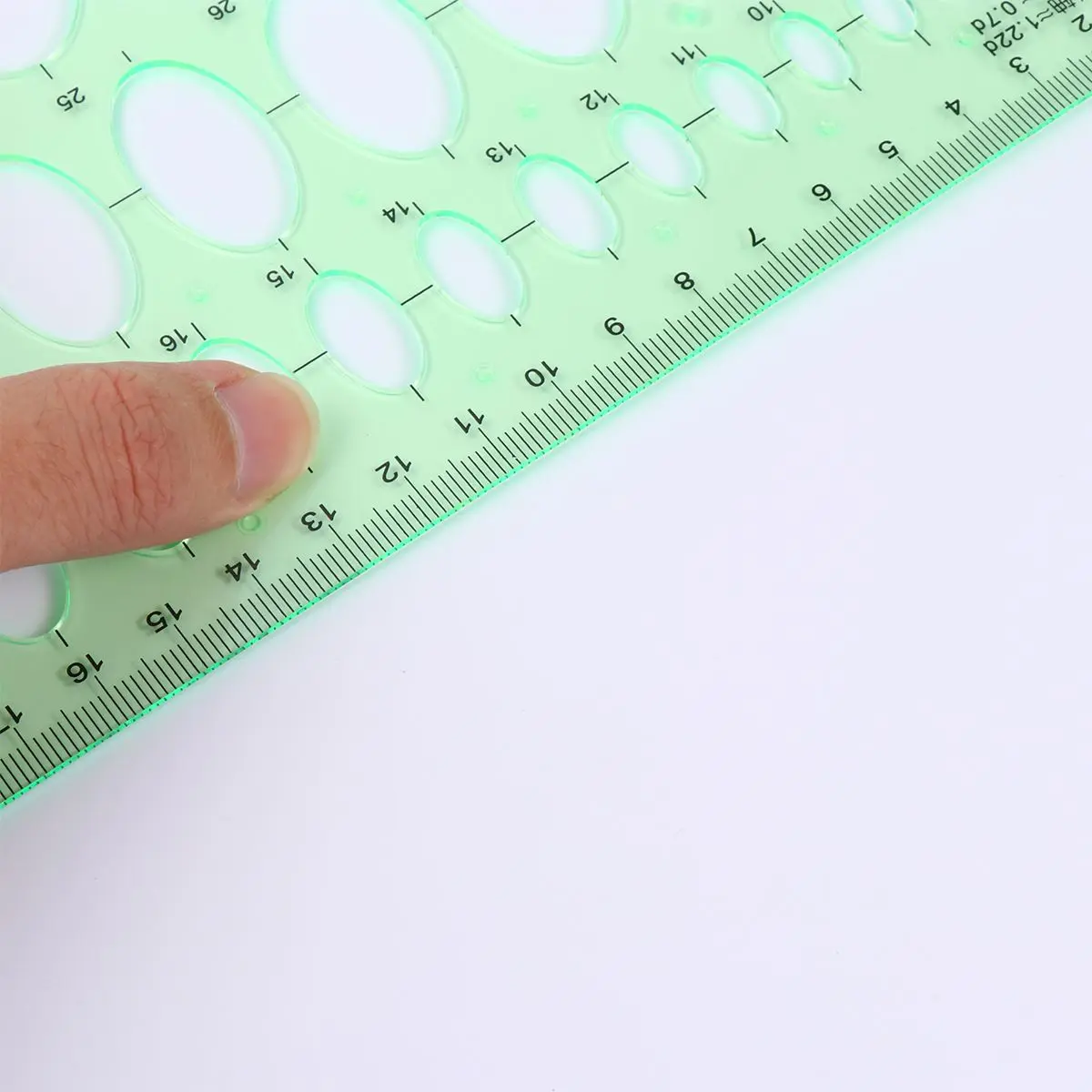 3 Pcs Drawing Templates Set Clear Scale Pattern School Office Architecture Measuring Tool Professional Rulers Kit Design